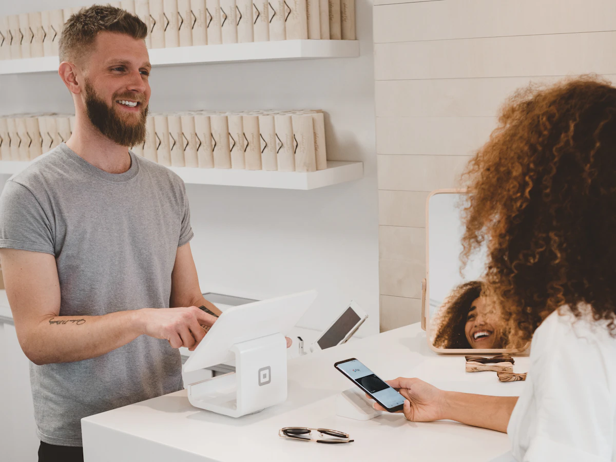 Making a donation with a wallet payment on a phone